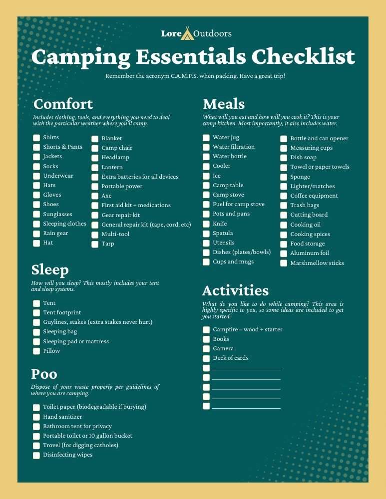 Camping Essentials