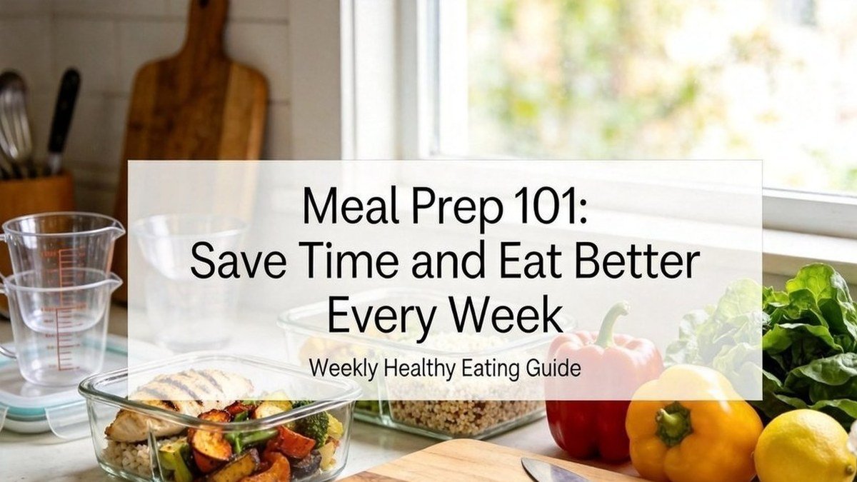 Meal Prep 101: Save Time and Eat Better Every Week